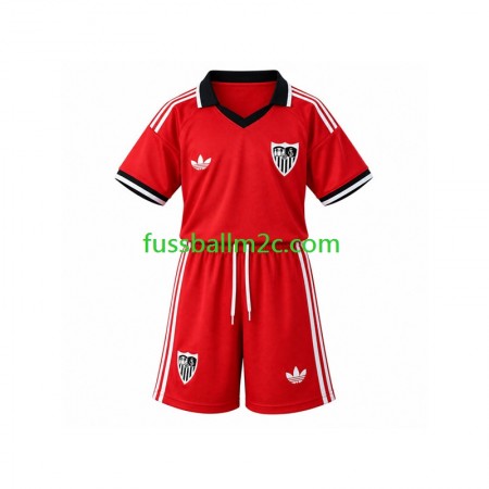 Fußballtrikots FC Sevilla Retro Kinder Heim Trikotsatz 2026-2027 Fußballtrikots FC Sevilla Retro Kinder Heim Trikotsatz 2026-2027